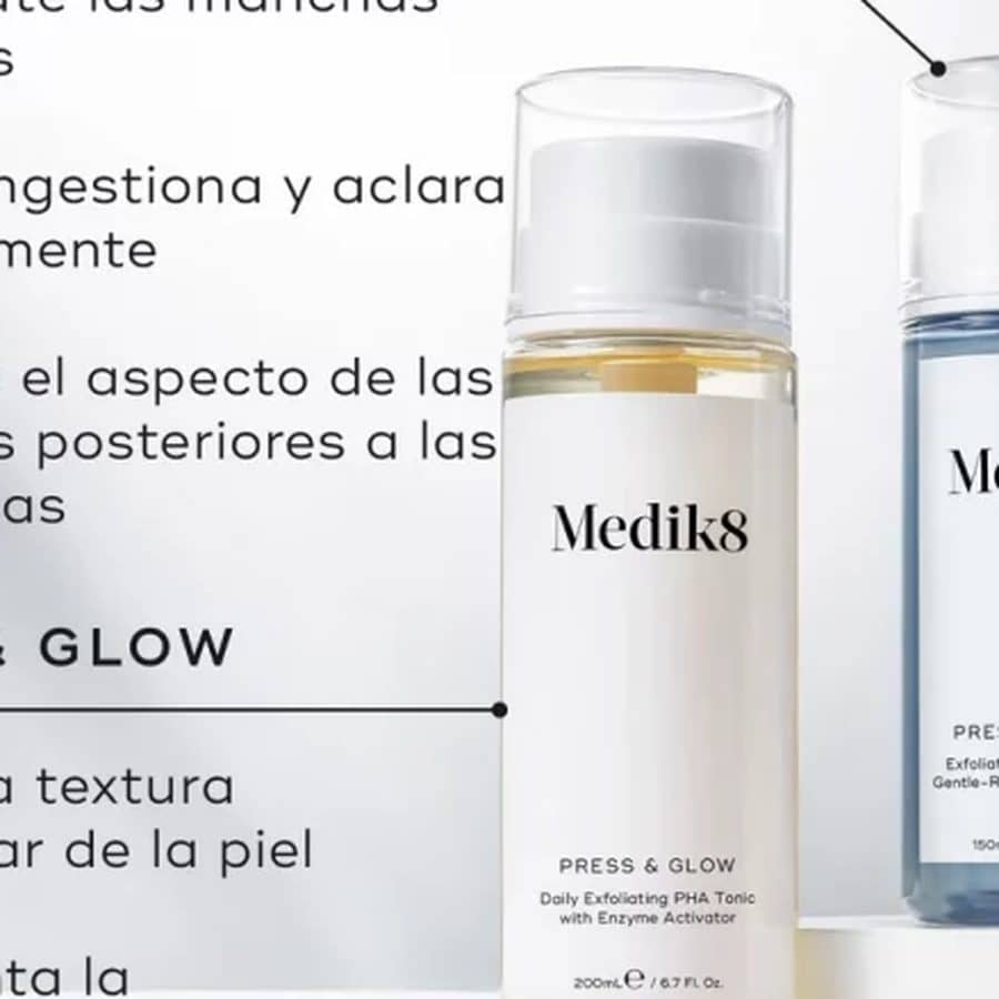 MEDIK8 Press & Glow Tónico con PHA